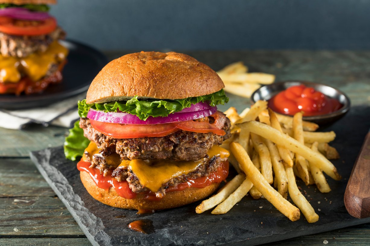 Homemade Cheese Burger